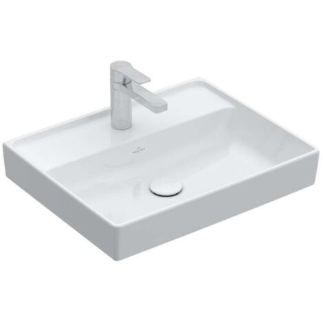 Villeroy & Boch Collaro Waschbecken, 1 Hahnloch, ohne Überlauf,
