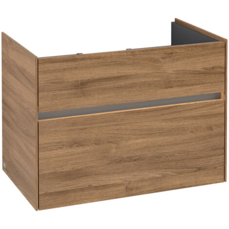 Villeroy & Boch Collaro Waschbeckenunterschrank, 2 Auszüge,
