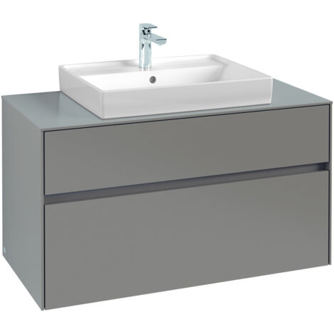 Villeroy & Boch Collaro Waschbeckenunterschrank, 2 Auszüge,