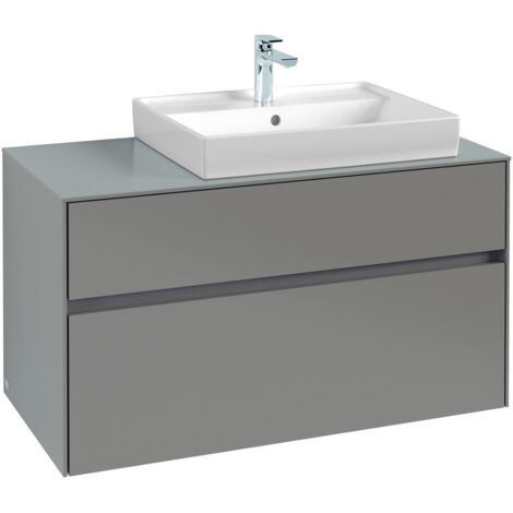 Villeroy & Boch Collaro Waschbeckenunterschrank, 2 Auszüge,