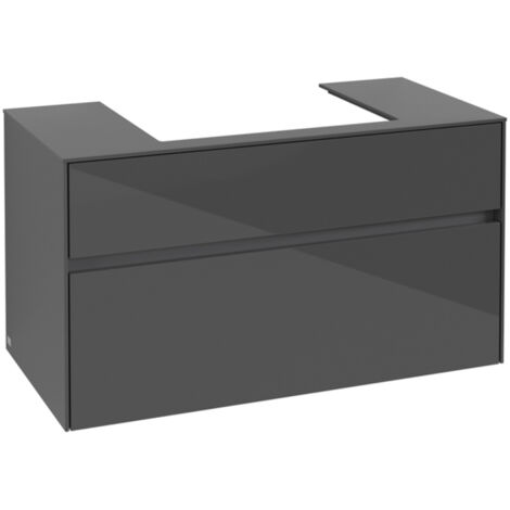 Villeroy & Boch Collaro Waschbeckenunterschrank, 2 Auszüge,