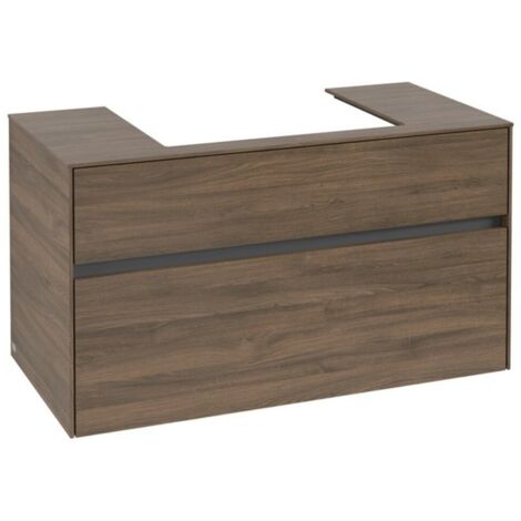 Villeroy & Boch Collaro Waschbeckenunterschrank, 2 Auszüge,