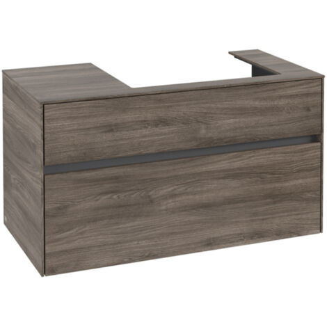 Villeroy & Boch Collaro Waschbeckenunterschrank, 2 Auszüge,