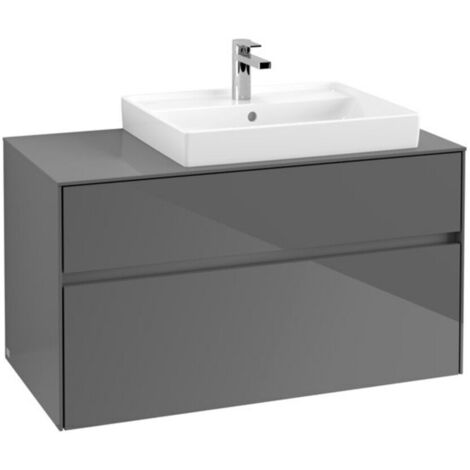 Villeroy & Boch Collaro Waschbeckenunterschrank, 2 Auszüge,