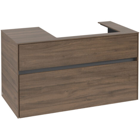 Villeroy & Boch Collaro Waschbeckenunterschrank, 2 Auszüge,