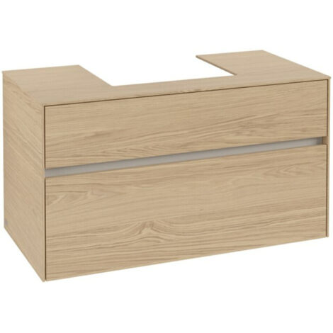 Villeroy & Boch Collaro Waschbeckenunterschrank, 2 Auszüge,