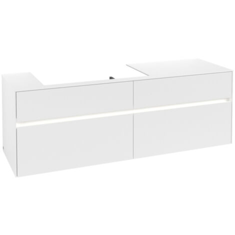 Villeroy & Boch Collaro Waschbeckenunterschrank, 4 Auszüge,