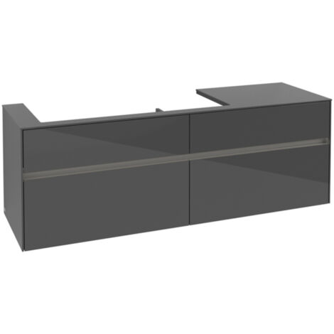 Villeroy & Boch Collaro Waschbeckenunterschrank, 4 Auszüge,