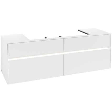 Villeroy & Boch Collaro Waschbeckenunterschrank, 4 Auszüge,