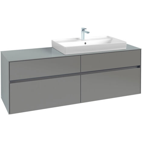 Villeroy & Boch Collaro Waschbeckenunterschrank, 4 Auszüge,