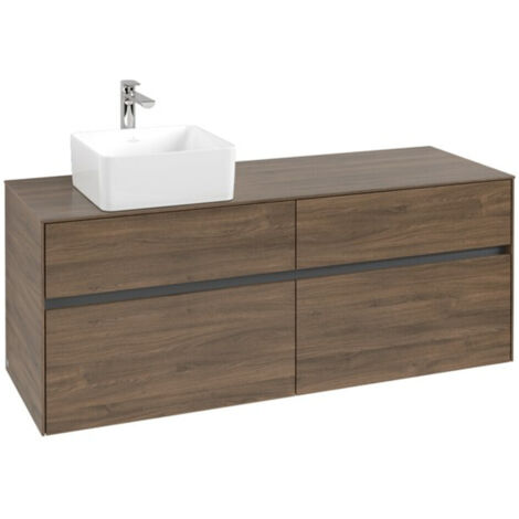 Villeroy & Boch Collaro Waschbeckenunterschrank, 4 Auszüge,
