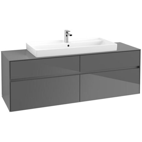 Villeroy & Boch Collaro Waschbeckenunterschrank, 4 Auszüge,