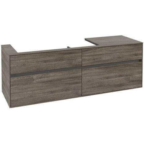 Villeroy & Boch Collaro Waschbeckenunterschrank, 4 Auszüge,