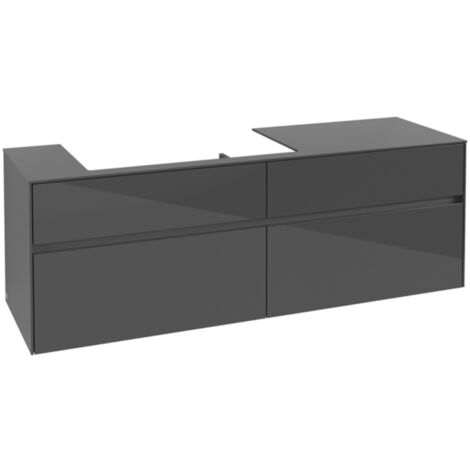 Villeroy & Boch Collaro Waschbeckenunterschrank, 4 Auszüge,