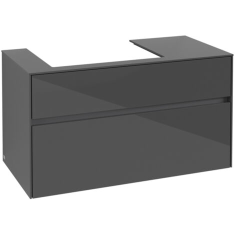 Villeroy & Boch Collaro Waschbeckenunterschrank, Wandhängend, 2