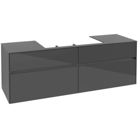 Villeroy & Boch Collaro Waschbeckenunterschrank, Wandmontage, 4
