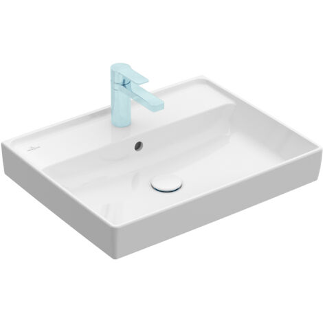 Villeroy & Boch Collaro Waschtisch, 1 Hahnloch, mit Überlauf,