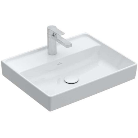 Villeroy & Boch Collaro Waschtisch, 1 Hahnloch, ohne Überlauf,