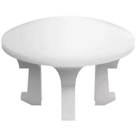 Villeroy & Boch – Couvercle de trop-plein Ø 41 mm en silicone – Design étoile blanche – Pour lavabo de plus de 50 cm – Surface mate