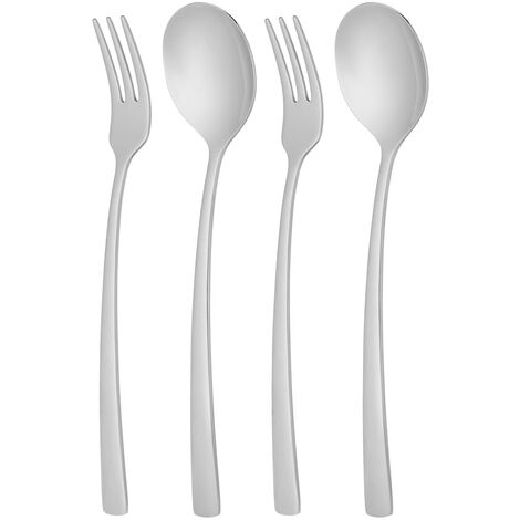 Villeroy & Boch Daily Line Specials Set per Spaghetti, Acciaio Inox 18/10, 4 Pezzi