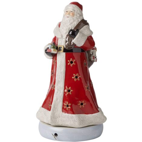 Villeroy & Boch Decorazione Natale, Babbo Natale Carillon, Bianco