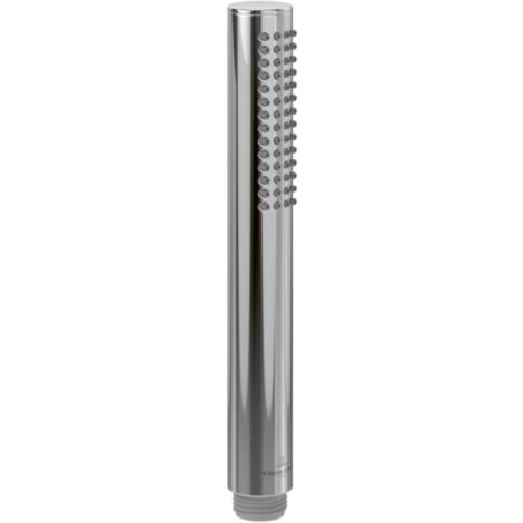Villeroy & Boch – Douchette à main 25mm – 2000 jets – Finition chrome – Laiton – Débit 5,05 l/min – Système EasyClean pour entretien rapide