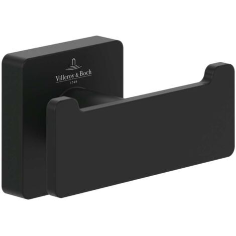 Villeroy & Boch Elements Striking - Gancho, negro mate TVA152012000K5
