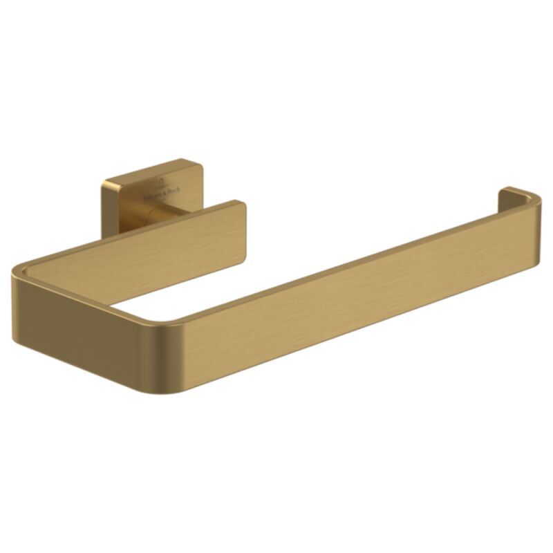 Villeroy&boch - Barre rectangulaire porte-serviettes villeroy et boch Elements - Striking aspect or brossé
