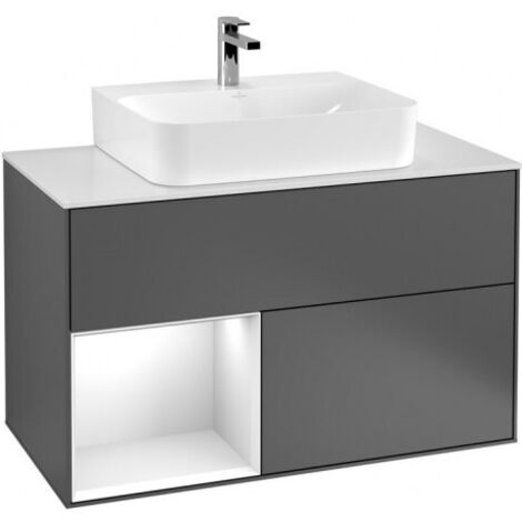 Villeroy & Boch F112GKGN Meuble sous-vasque Finion F11