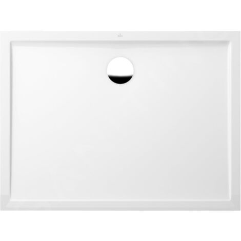 Villeroy & Boch Futurion Flat - Receveur de douche, 90x120 cm, Quaryl, blanc alpin UDQ1290FFL2V-01