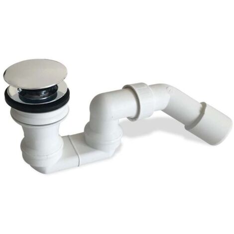Villeroy & Boch – Garniture de vidage pour baignoire avec Push-Open – Finition chrome – Longueur 275 mm – U90952061