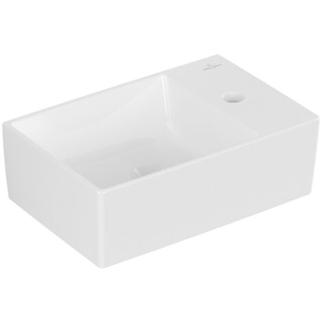 VILLEROY & BOCH Handwaschbecken Memento 2.0 43234GR1 400 mm, Weiß Alpin