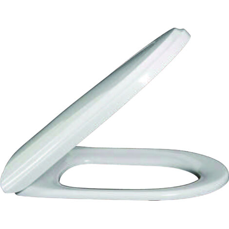 Villeroy & Boch Hommage WC-Sitz, oval, Scharniere Edelmessing,