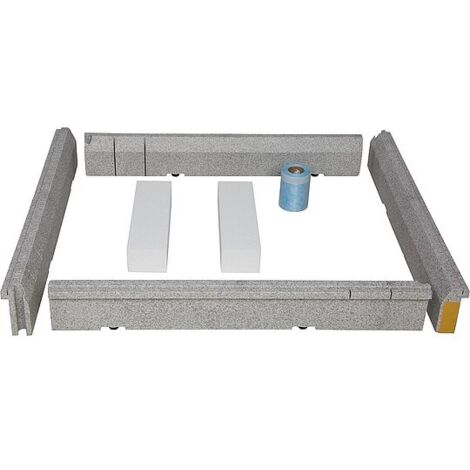 Villeroy & Boch Installations-Set, Höhenverstellbar bis 155 mm - für Duschwannen von 800 x 800 bis 1000 x 1000 mm - U91411200