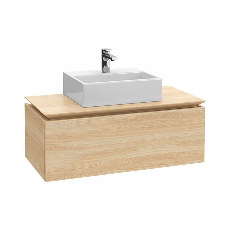 

Villeroy Und Boch Ag - Villeroy & Boch Legato Vanity unit B601, 800x380x500mm, centrada en el lavabo, iluminación LED, color: Elm Impresso - B601L0PN