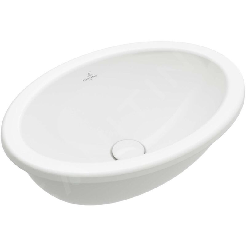 Villeroy&boch - Loop&Friends - Lavabo à encastrer, 660x470 mm, avec trop-plein, CeramicPlus, blanc alpin 4A6300R1