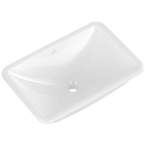 Villeroy & Boch Loop&Friends - Unterbauwaschbecken, 54x34 cm, ohne Überlauf, CeramicPlus, alpinweiß 4A5701R1