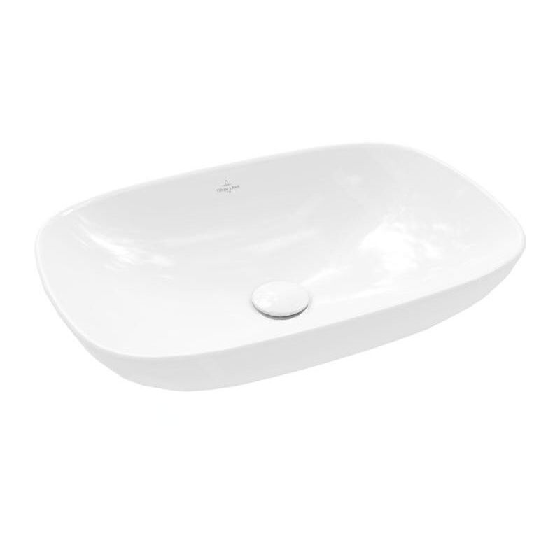Villeroy&boch - Loop&Friends - Vasque, 560x380 mm, avec trop-plein CeramicPlus, blanc alpin 4A4900R1