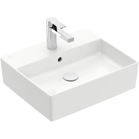 Villeroy & Boch Memento 2.0 Aufsatzwaschbecken, 1 Hahnloch, mit