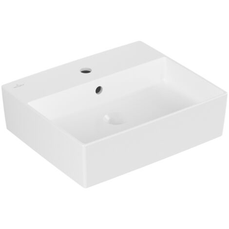 Villeroy & Boch Memento 2.0 Aufsatzwaschbecken, 1 Hahnloch, mit
