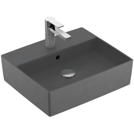 Villeroy & Boch Memento 2.0 Aufsatzwaschbecken, 1 Hahnloch, mit