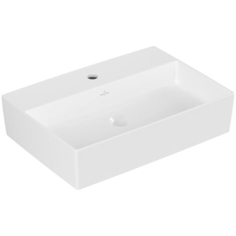 Villeroy & Boch Memento 2.0 Aufsatzwaschbecken, 1 Hahnloch, ohne