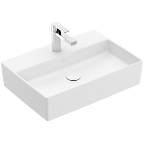 Villeroy & Boch Memento 2.0 Aufsatzwaschbecken, 1 Hahnloch, ohne