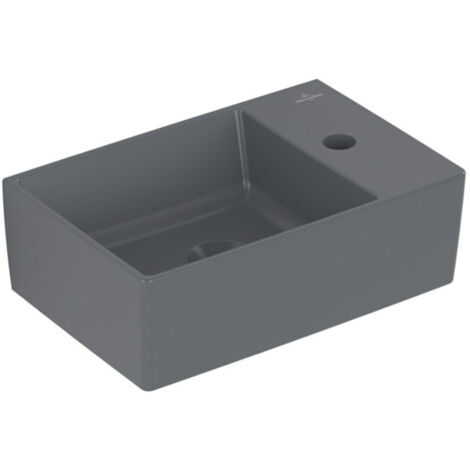 Villeroy & Boch Memento 2.0 Handwaschbecken, 1 Hahnloch, ohne