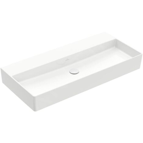 Villeroy & Boch Memento 2.0 - Meuble lavabo 1000x470 mm, sans trop-plein, sans trou de robinetterie, blanc alpin 4A221F01