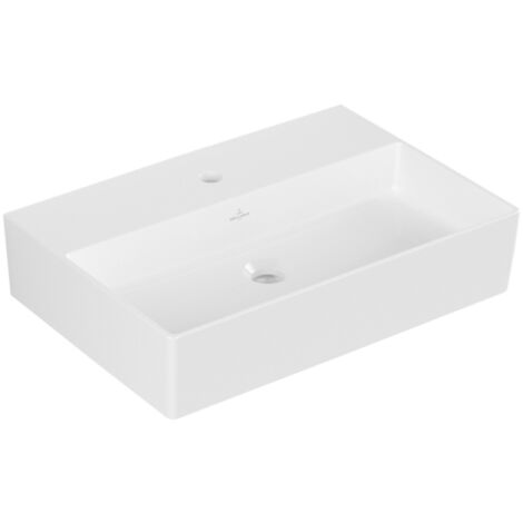 Villeroy & Boch Memento 2.0 - Meuble lavabo 600x420 mm, sans trop-plein, trou de robinetterie, blanc alpin 4A226L01