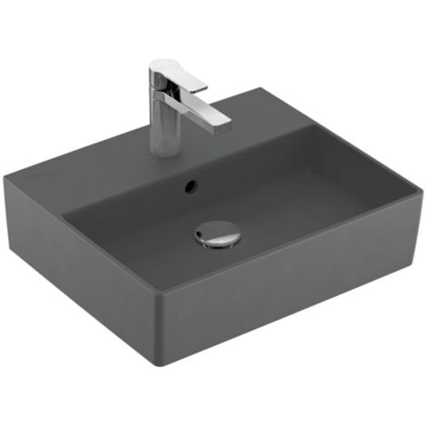 Villeroy & Boch Memento 2.0 Wandwaschbecken, 1 Hahnloch, mit