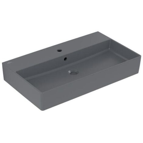 Villeroy & Boch Memento 2.0 Wandwaschbecken, 1 Hahnloch, mit