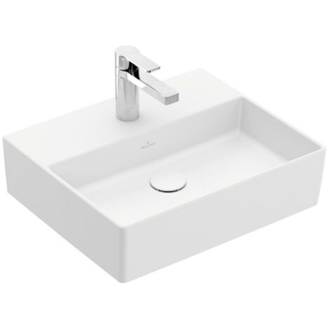 Villeroy & Boch Memento 2.0 Wandwaschbecken, 1 Hahnloch, ohne