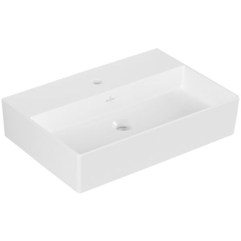 Villeroy & Boch Memento 2.0 Wandwaschbecken, 1 Hahnloch, ohne